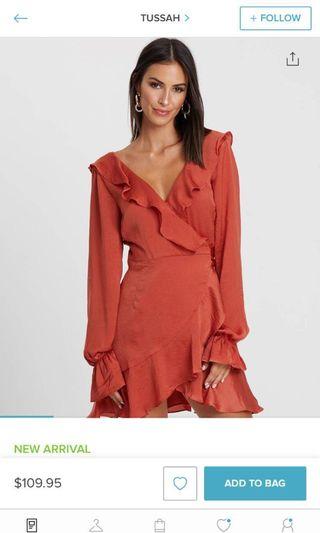 Tussah Wrap Dress