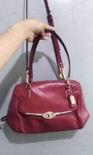 Authentic Coach two-way sling bag