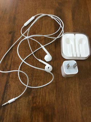 Original Iphone Earphone and Charger Connector