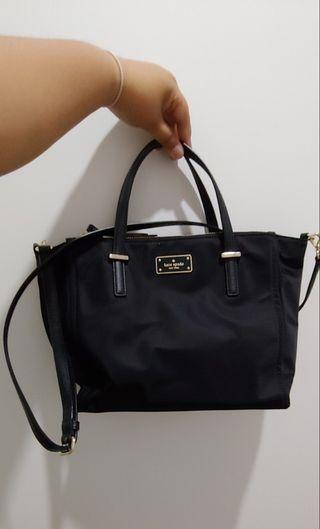 Kate spade black nylon