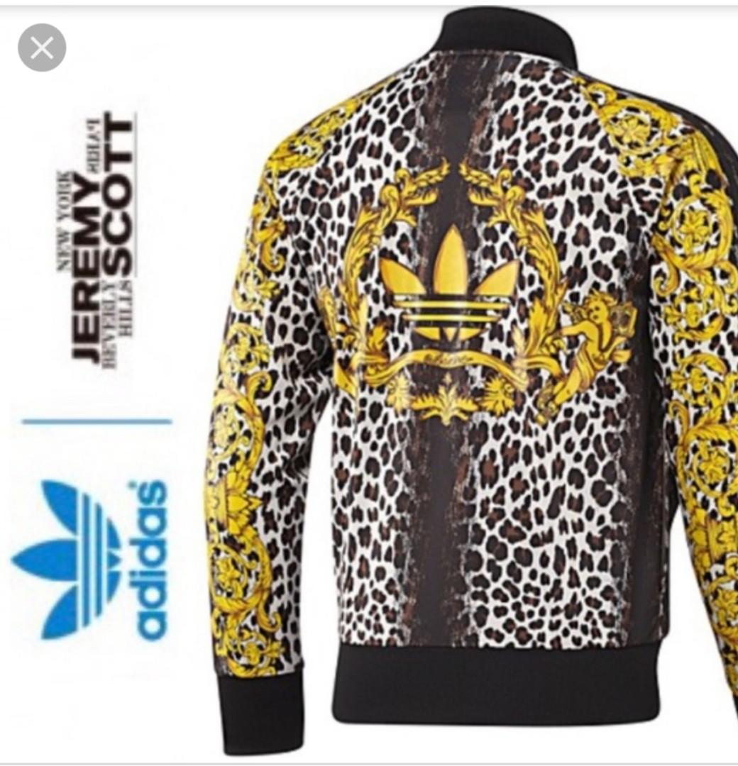 jeremy scott adidas leopard jacket