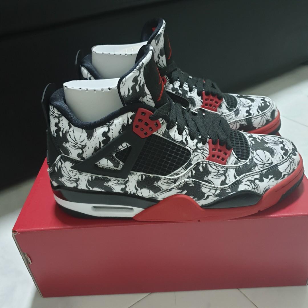 air jordan 4 retro tattoo