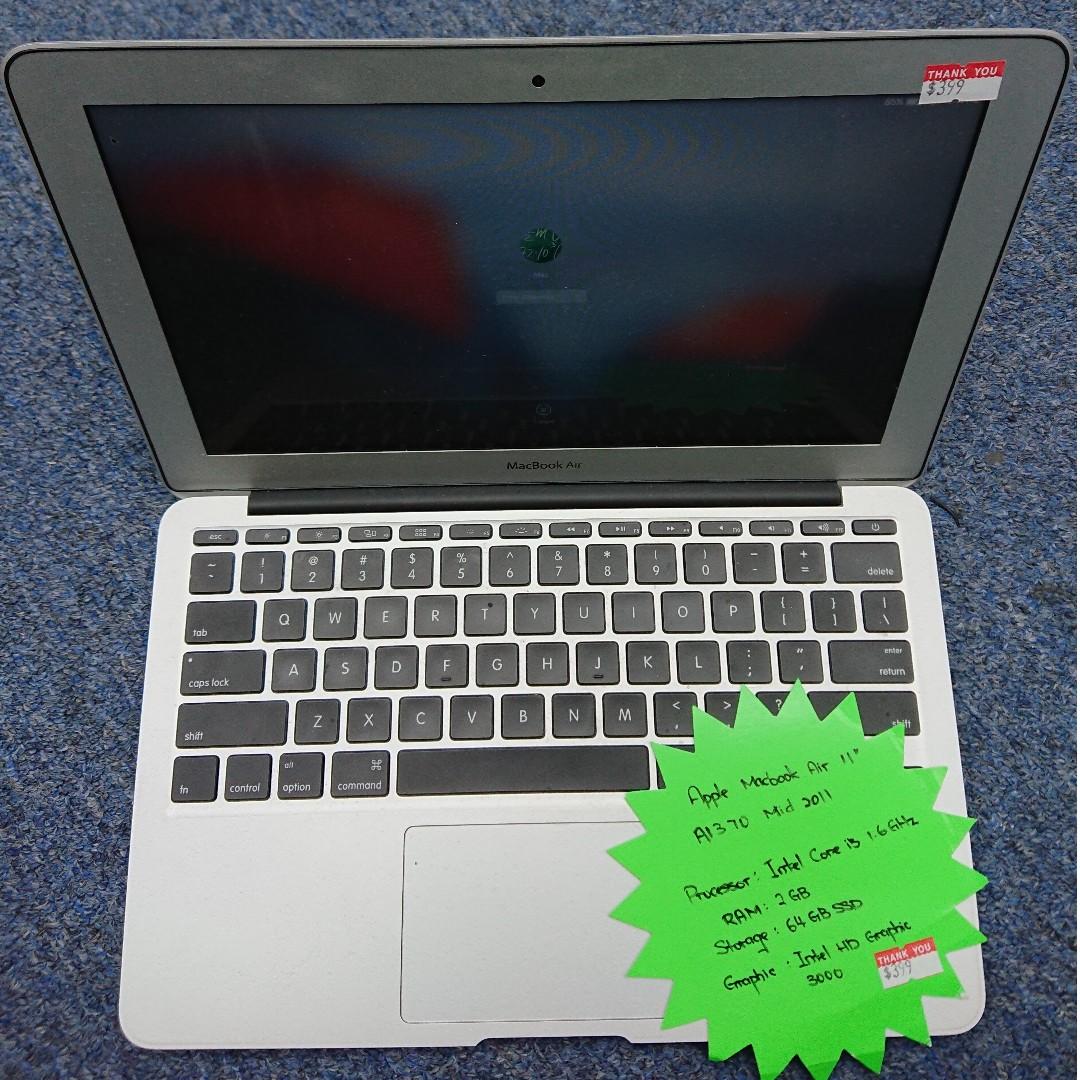 Apple Macbook Air 11 A1370 Mid 2011 Electronics Computers Laptops On Carousell