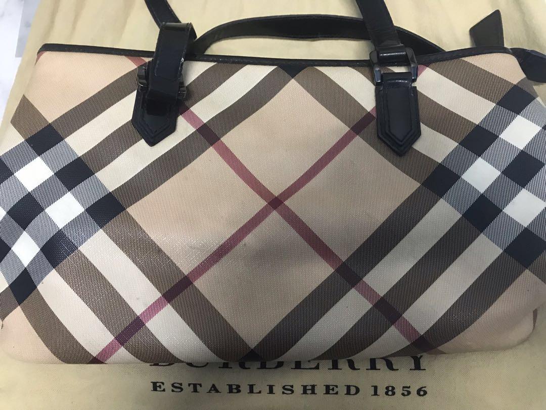 Burberry Nova Check Regent Tote (SHF-19317) – LuxeDH