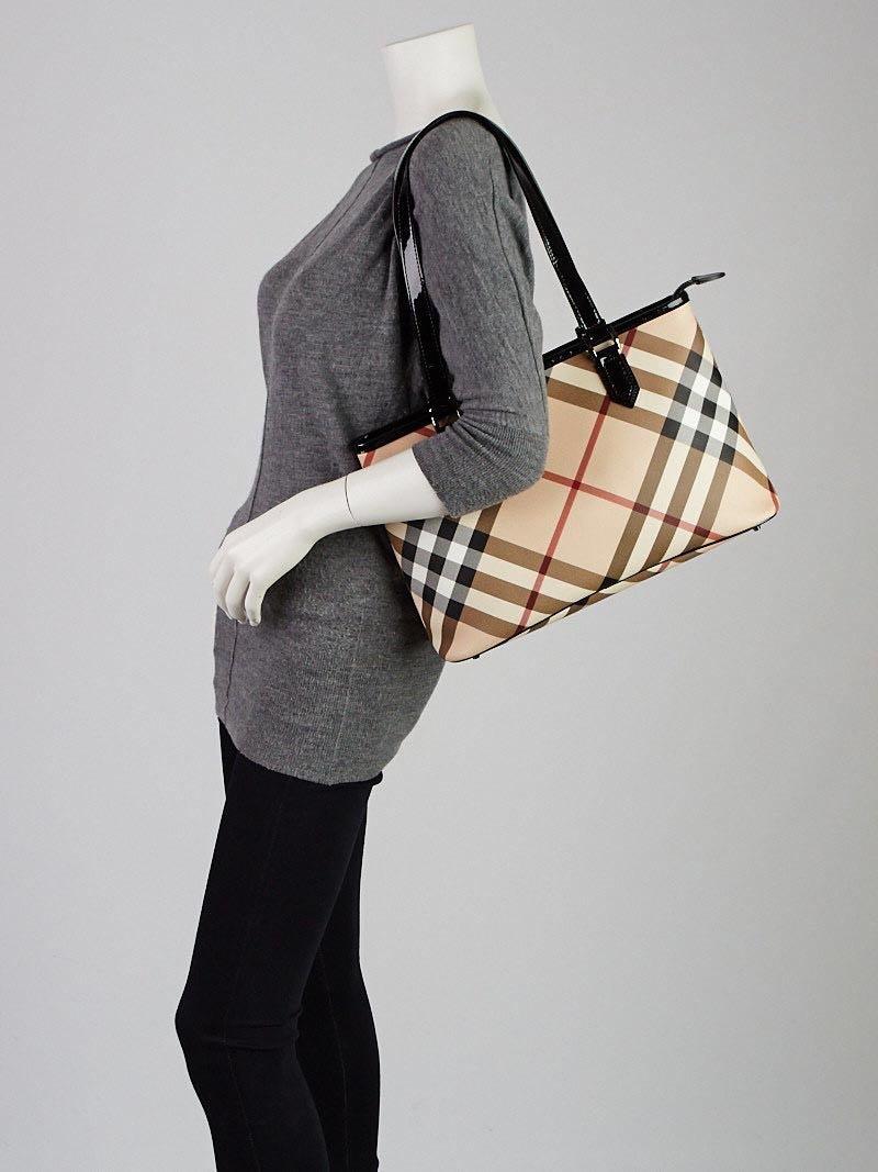 Burberry Nova Check Regent Tote (SHF-19317) – LuxeDH