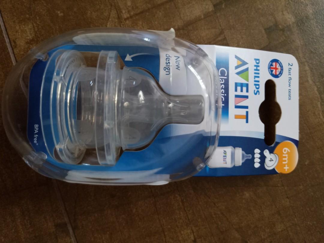 avent classic teats size 4