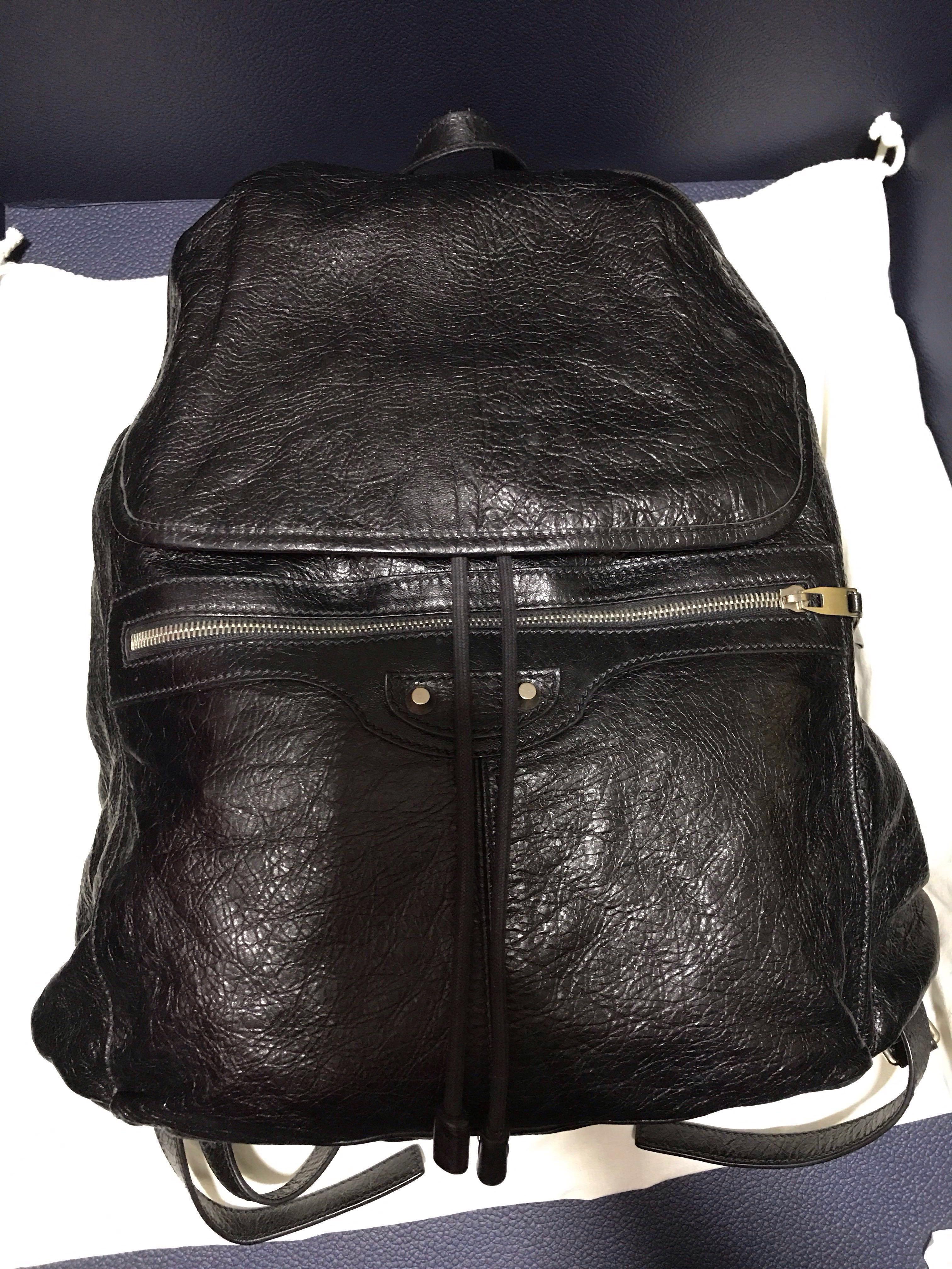 BALENCIAGA Arena Leather Backpack Bag 