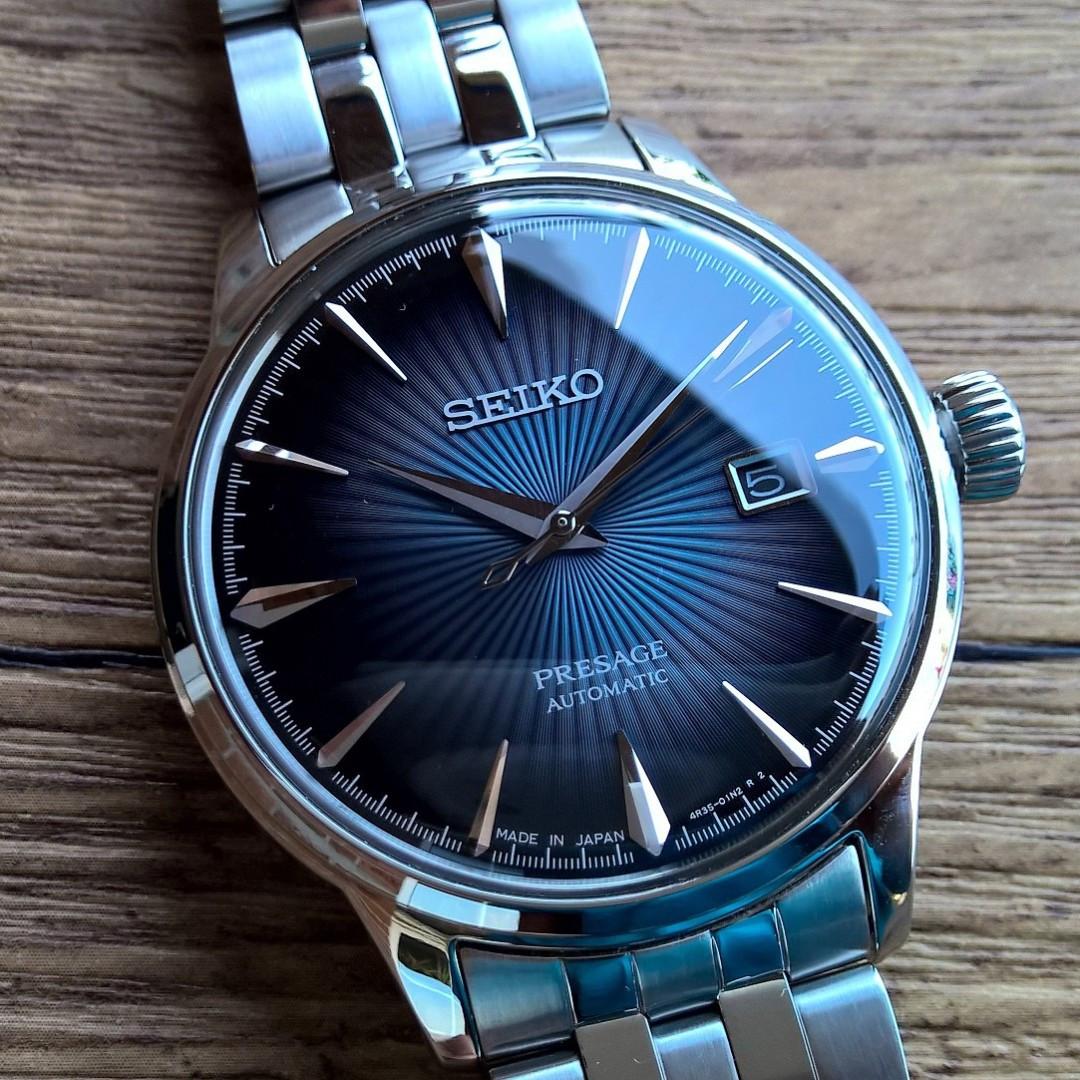 BNIB] Seiko Presage Cocktail Time 'Blue Moon' SRPB41J1 SRPB41 Mechanical  Automatic Men's Dress Watch, Men's Fashion, Watches & Accessories, Watches  on Carousell