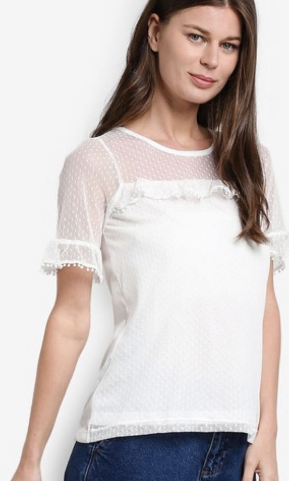 dorothy perkins ruffle top