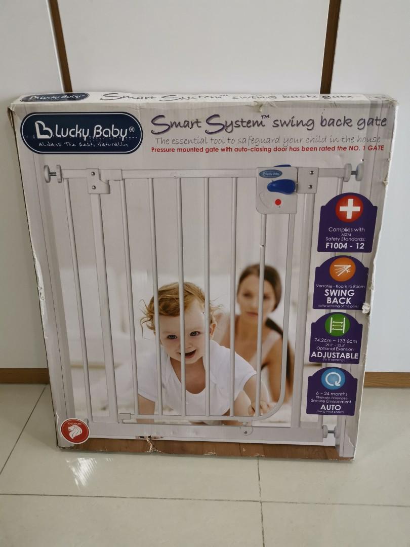 Brand new Lucky baby swing gate, Babies & Kids, Infant Playtime on