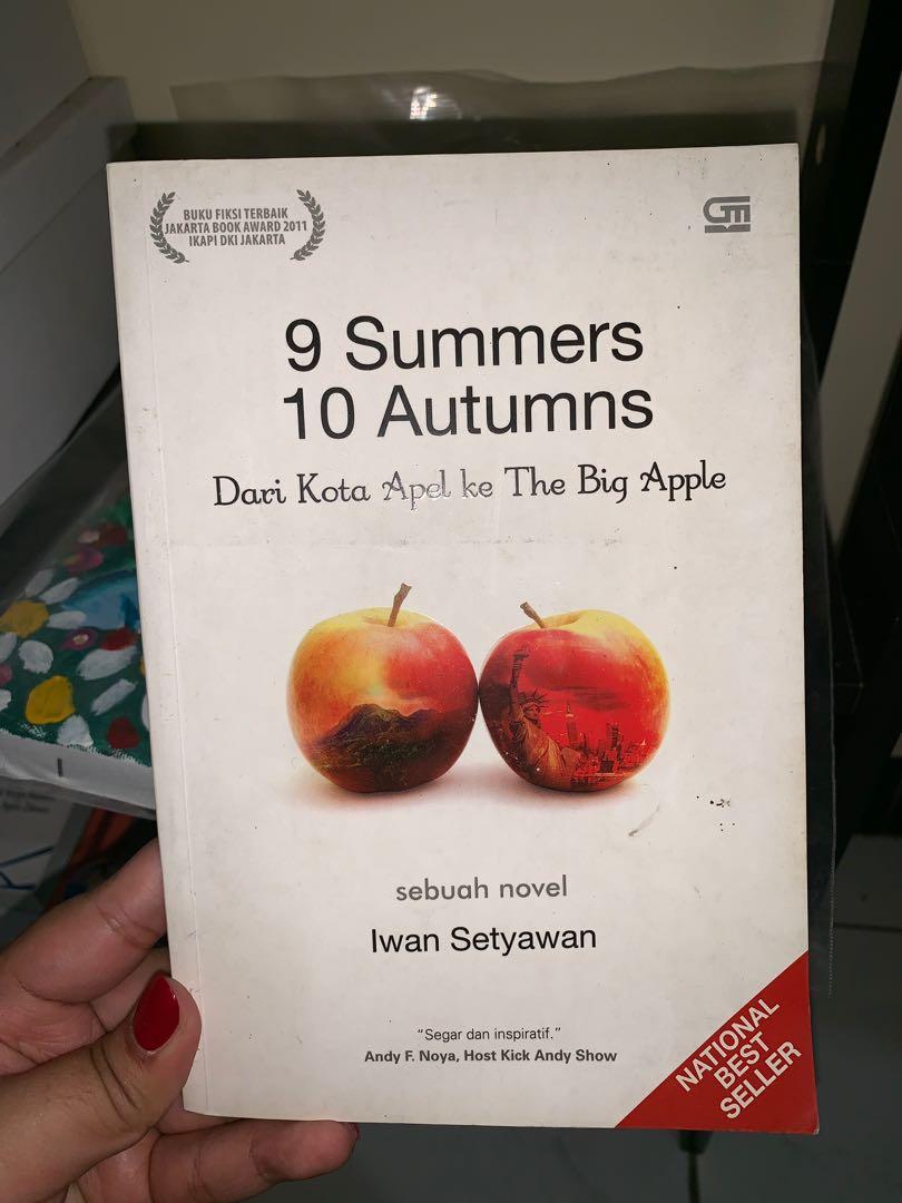 Buku Berjudul 9 Summers 10 Autumns By Iwan Setiawan Buku Alat Tulis Buku Di Carousell