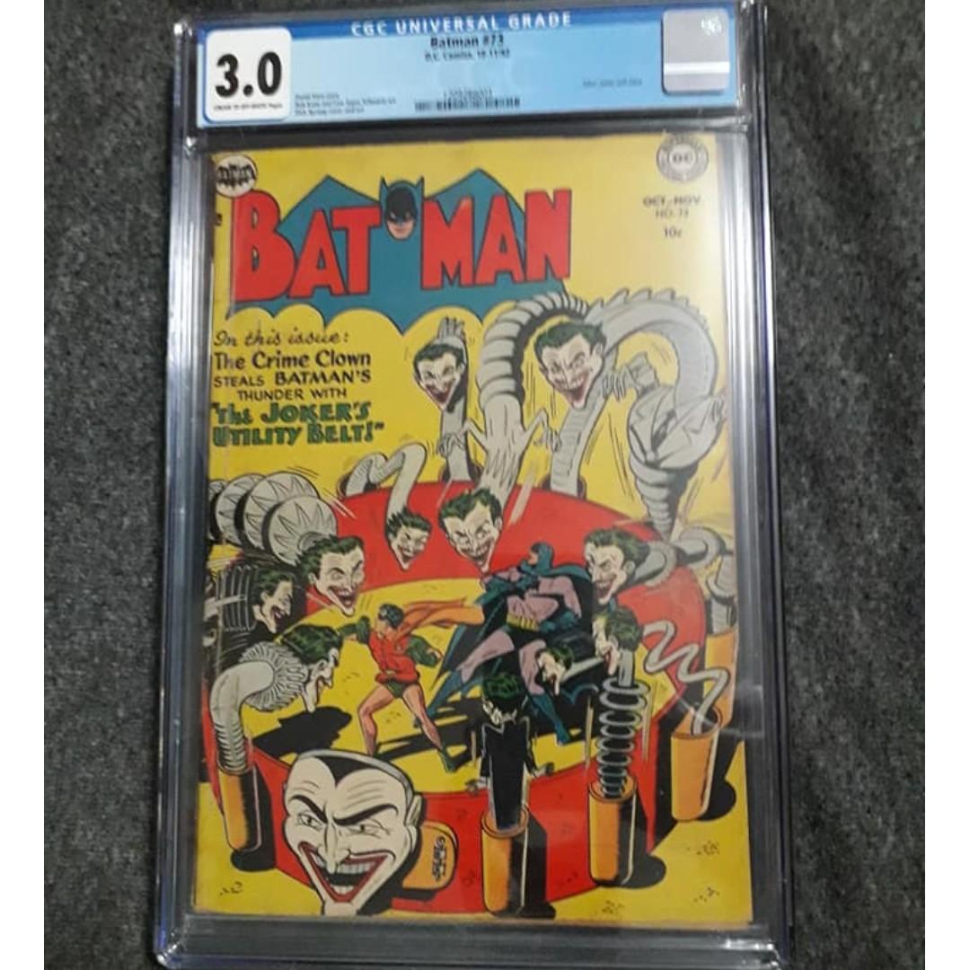Cgc Golden Age Batman 73 Joker Utility Super Rare Books