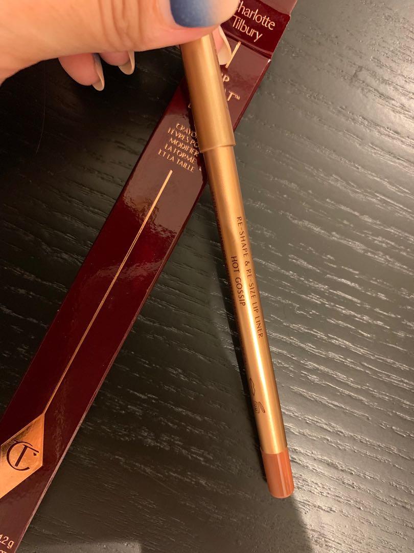 Charlotte tilbury lip liner (hot gossip) nude colour, Beauty & Personal