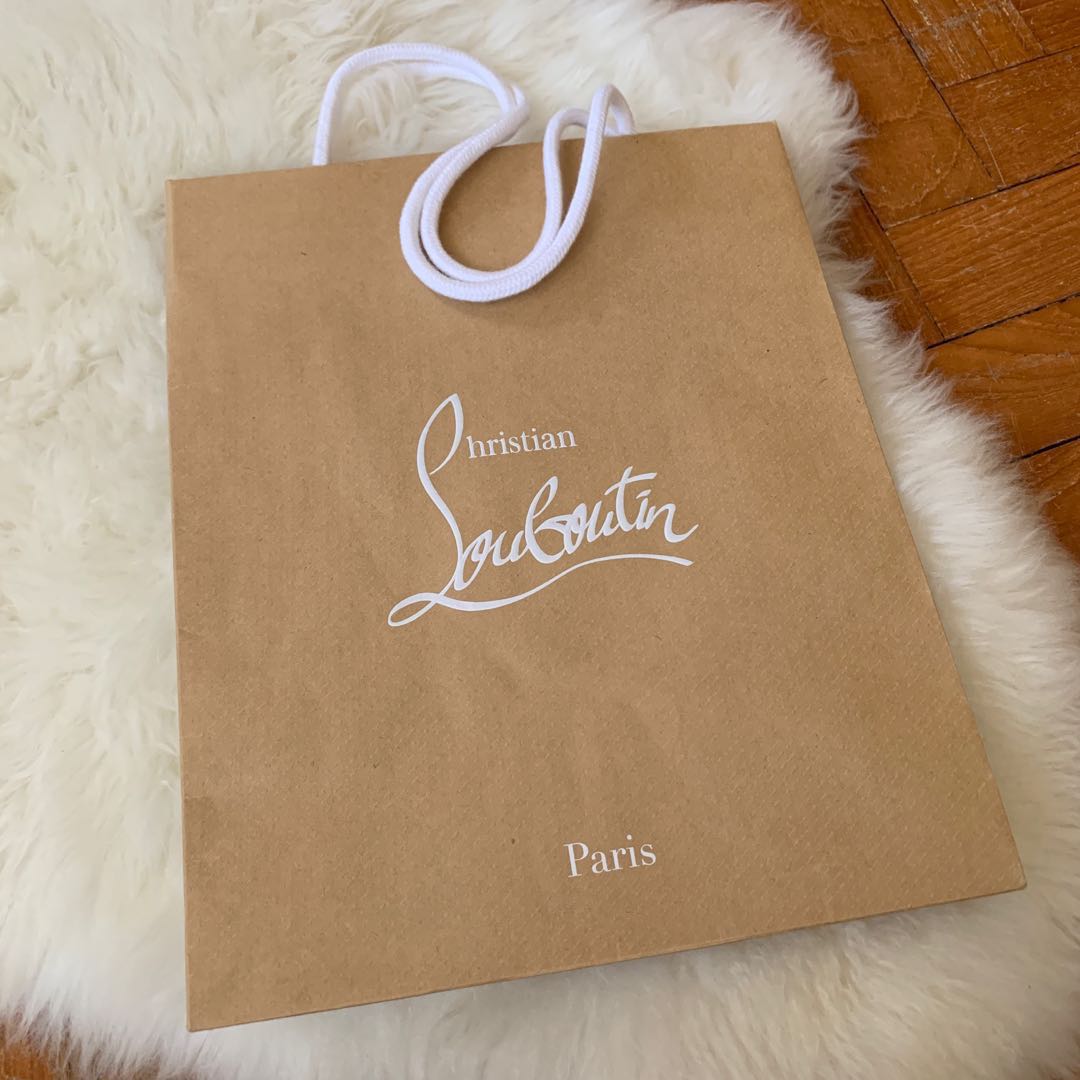 Christian Louboutin Paper Bag Luxury Accessories on Carousell