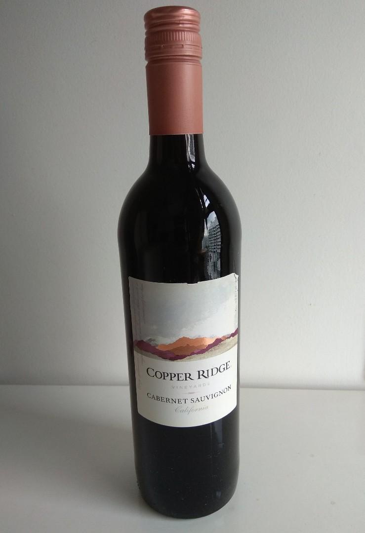 Cabernet Sauvignon Cooper Ridge Vineyard Copper Ridge Cabernet