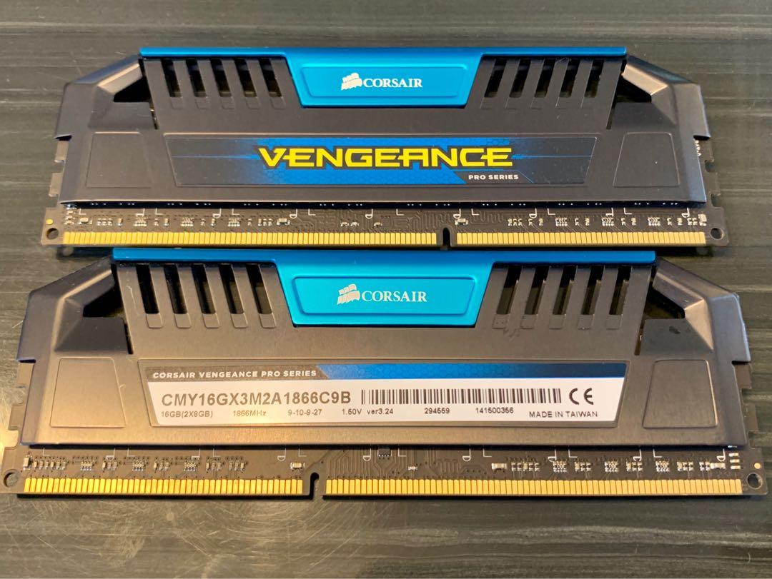 Corsair Vengeance Pro Series Blue 16GB 2x8GB DDR3 1866 MHZ PC3