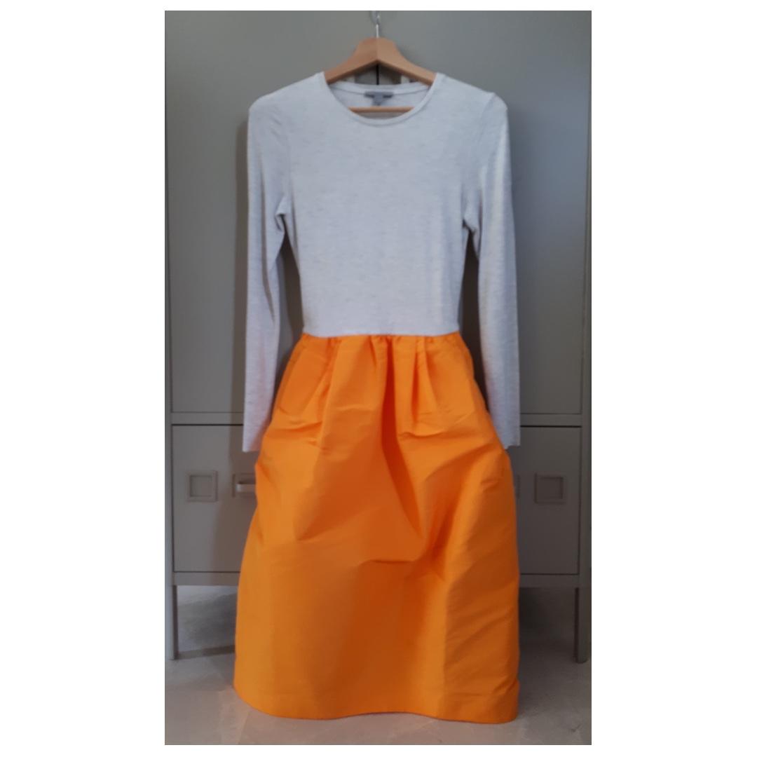 cos orange dress