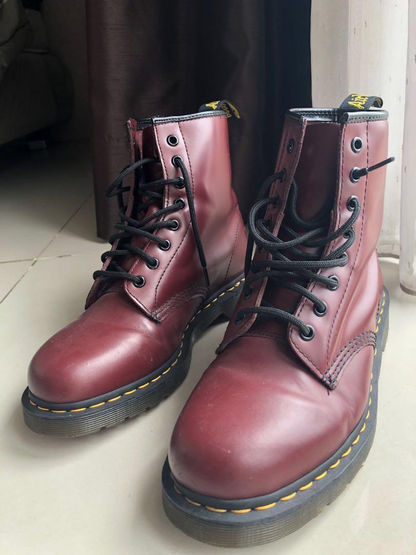 Docmart Boots Maroon Original