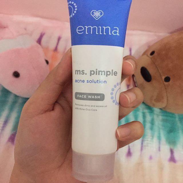 emina acne solution face wash