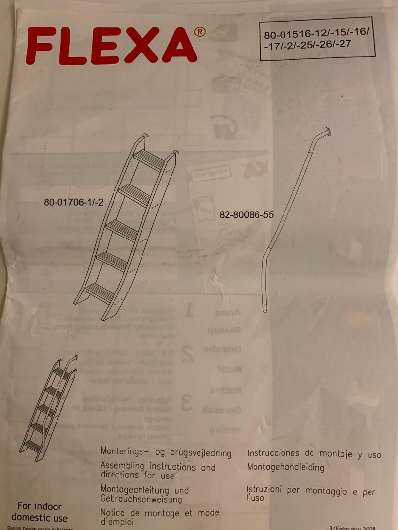 Flexa Classic Bunk Bed Extenders and Slanting Slide, Furniture & Home