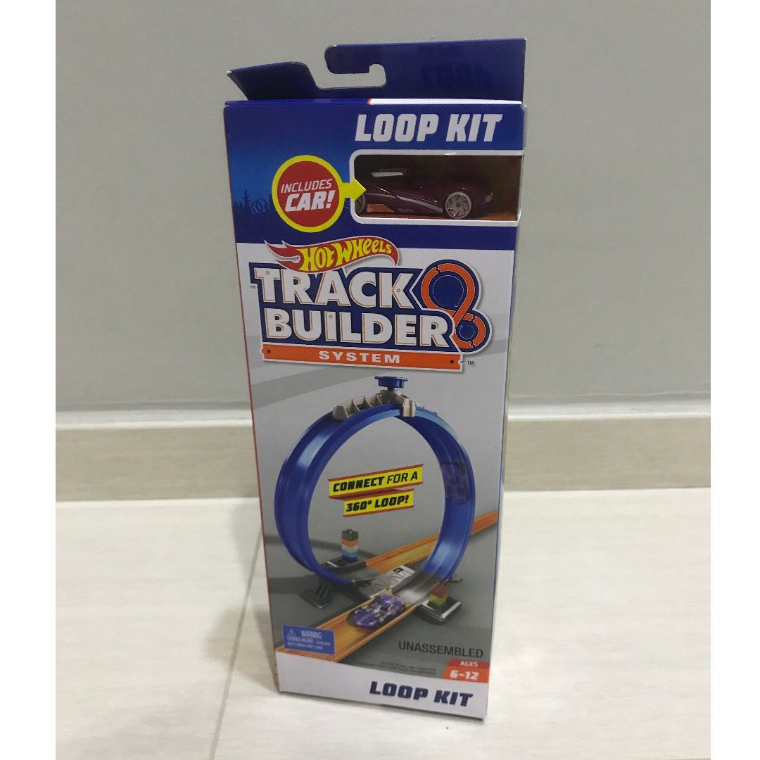 hot wheels track builder loop accessory