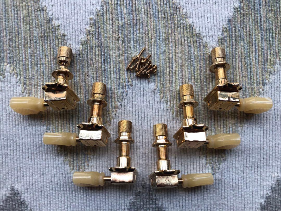 Genuine Tonepros Kluson Deluxe Top Locking Tuners Gold set