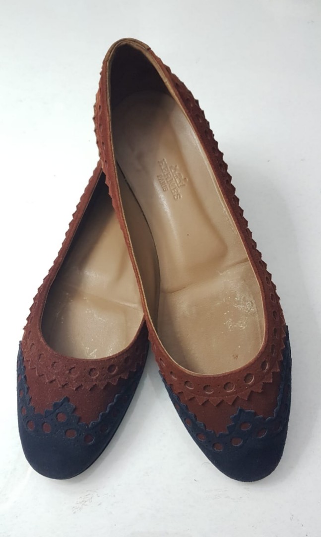 hermes ballerina flats