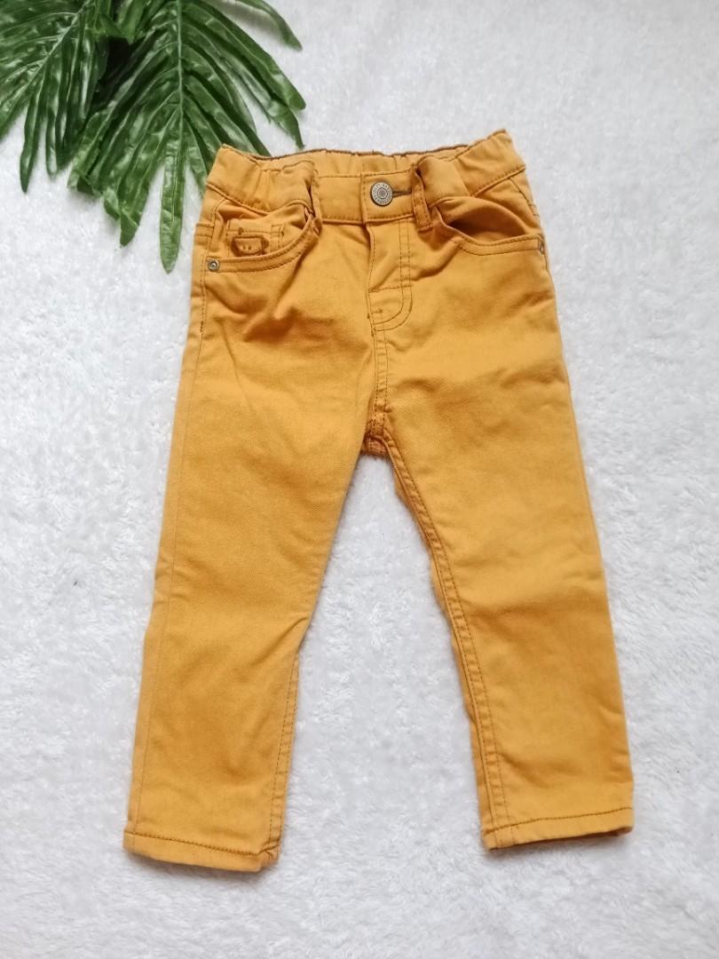 H&m mustard skinny jeans (Category: Babies & Kids Fashion) located in Bacoor. Submitted by closed12333 (Listing ID 228638488, Image 1). Description: 9-12mos.