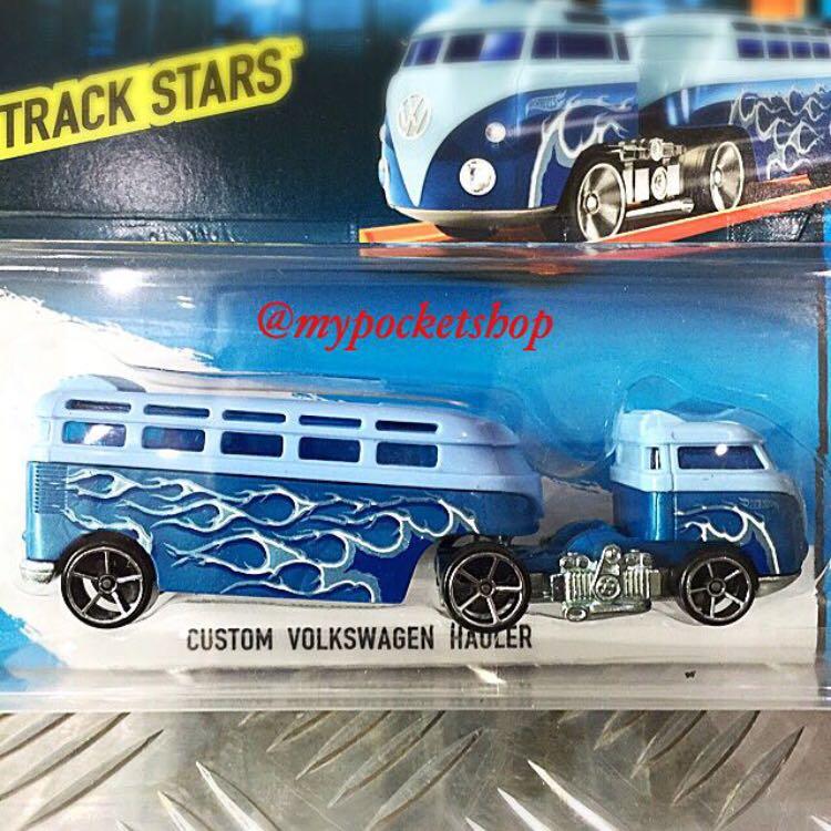 Hot Wheels CUSTOM VOLKSWAGEN HAULER Blue Hobbies Toys Toys