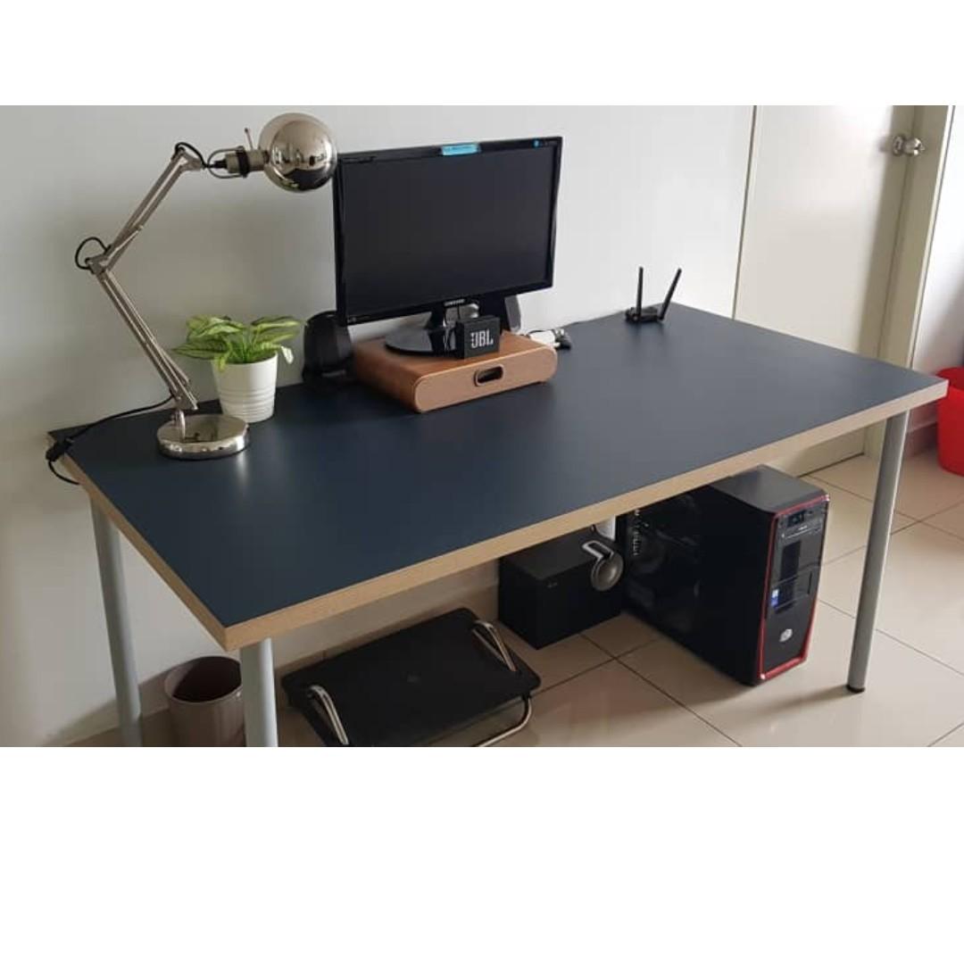 Ikea Table Pc Desktop Laptop Work Home Furniture Furniture On