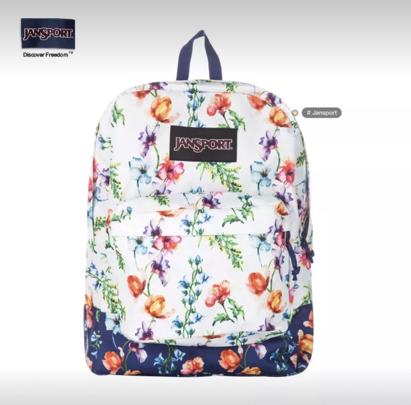 jansport backpack with design