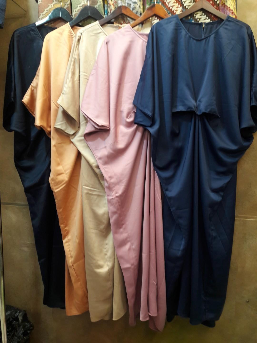 kaftan satin polos