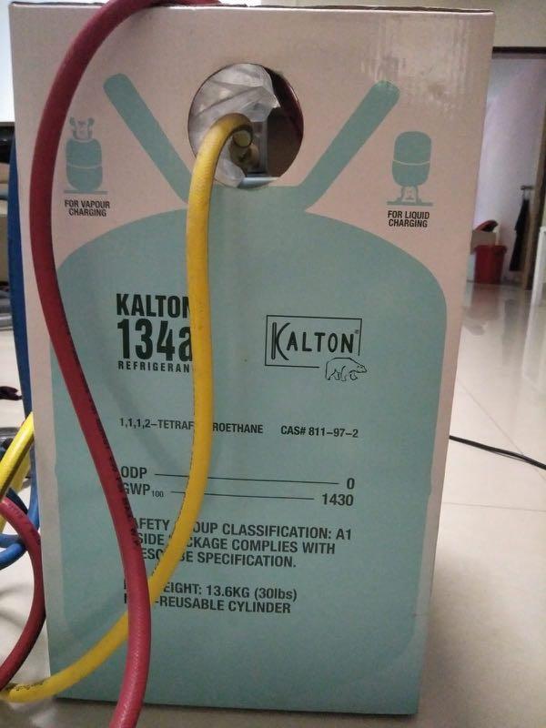 Kalton 134A Refrigerant Gas and Gauge (Aircon), TV & Home Appliances