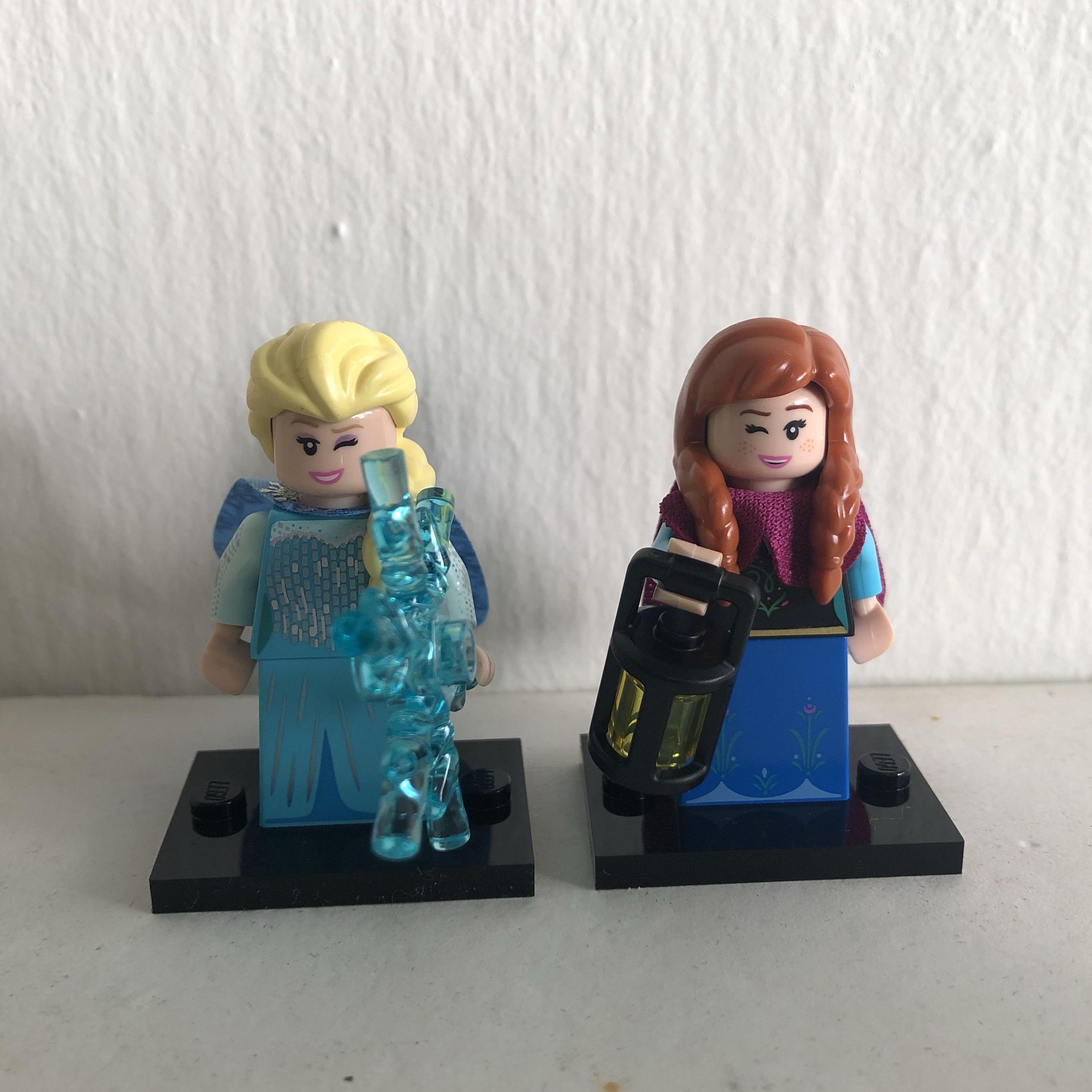 Lego Minifigurines Disney Series 2 Elsa Anna Toys Games Bricks Figurines On Carousell
