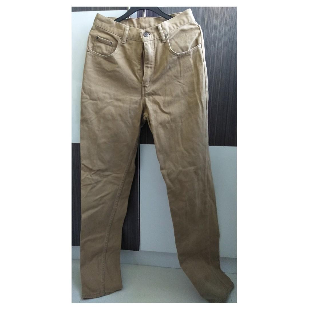 Levis Khaki Color Jeans Denim Pants 29 