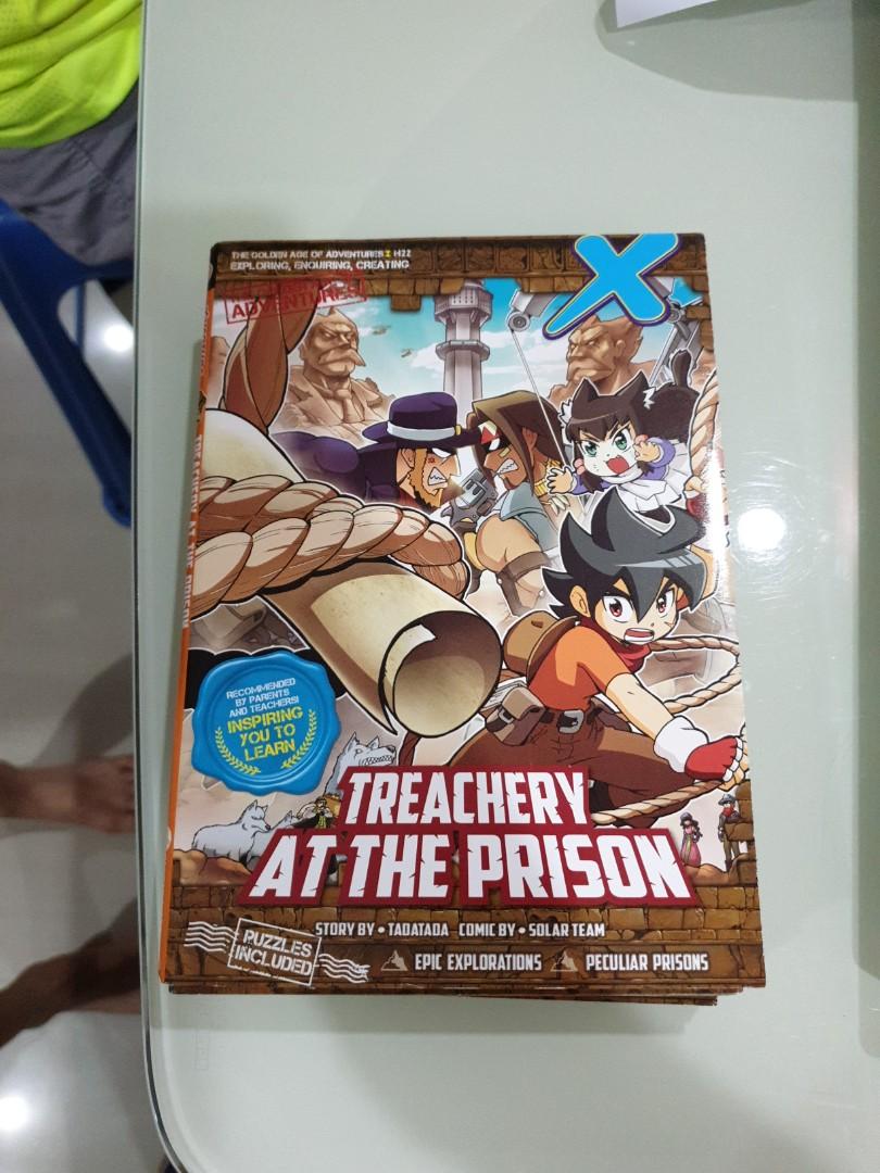 Like New Treachery At The Prison The Golden Age Of Adventures Comics Books Stationery Comics Manga On Carousell
