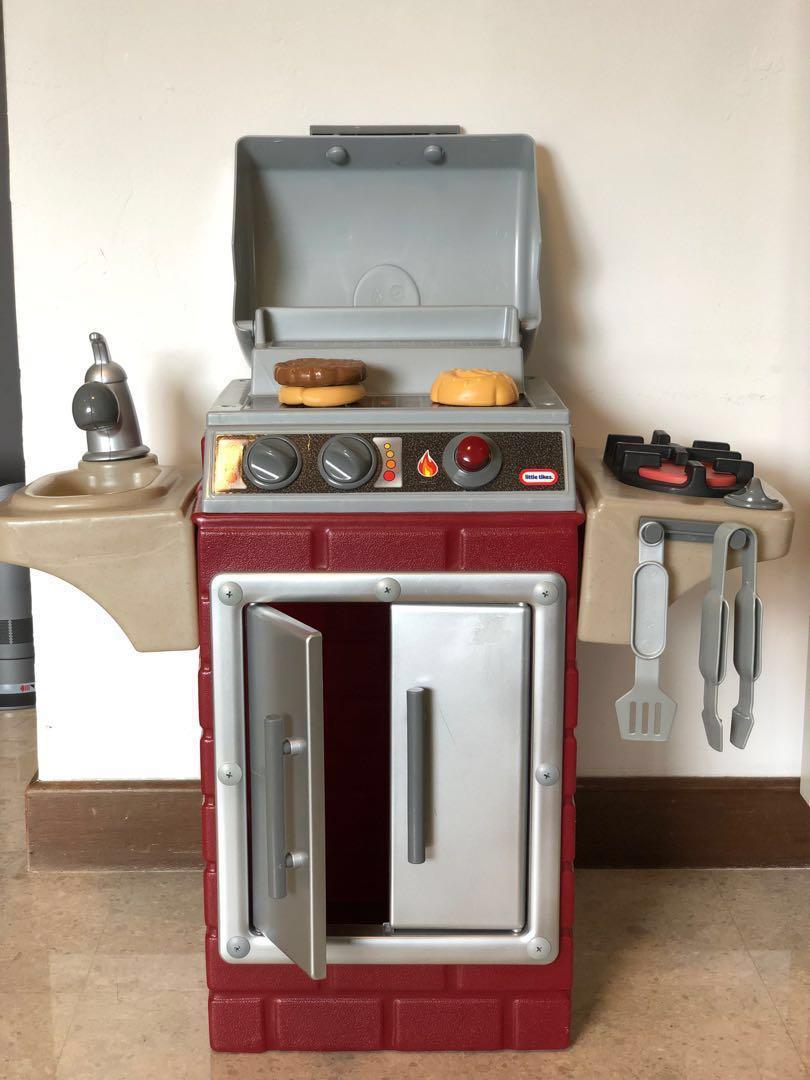 Little Tikes Kitchen Barbeque Grill Set (Pretend Play), Hobbies
