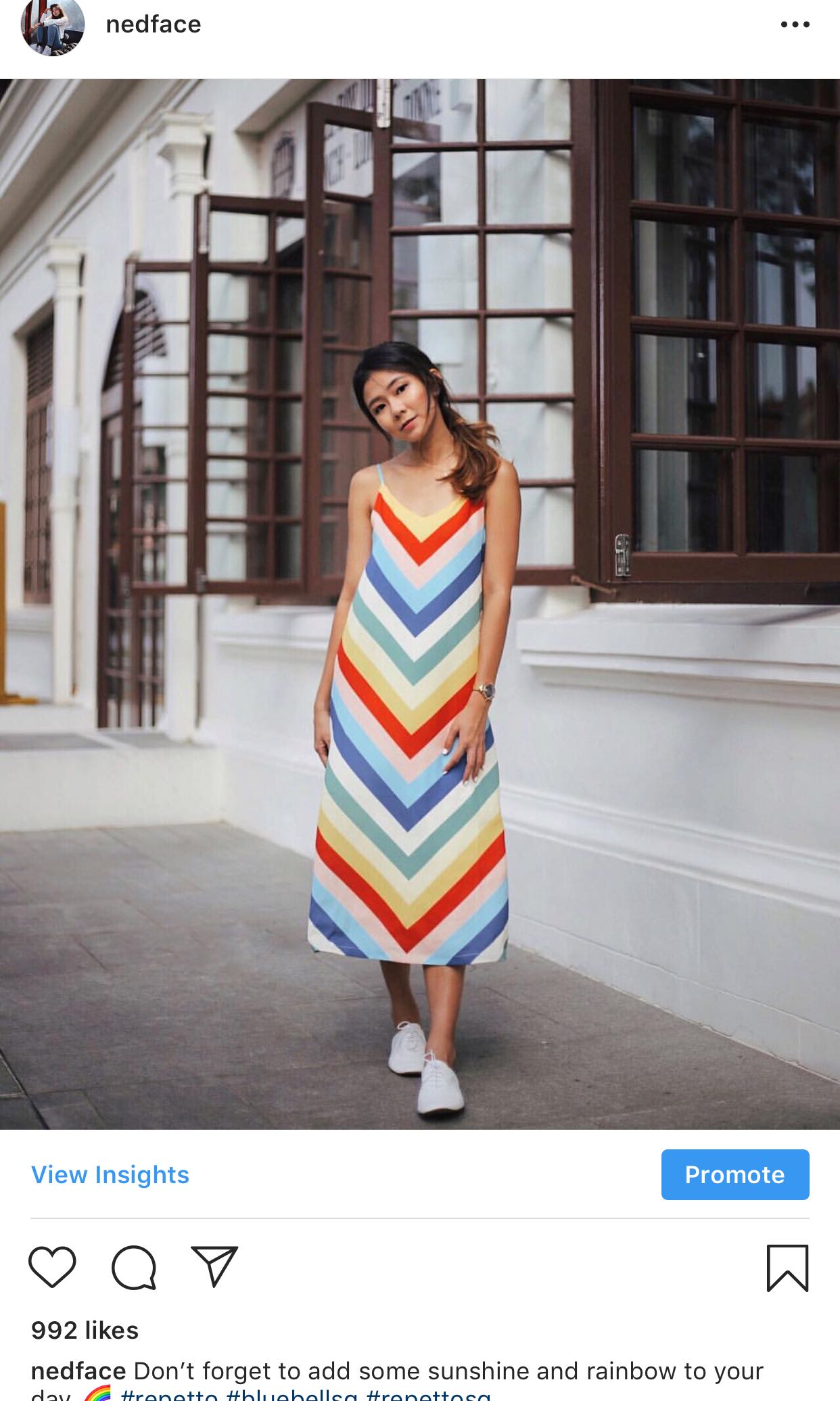 Love \u0026 Bravery Rainbow Dress, Women's 