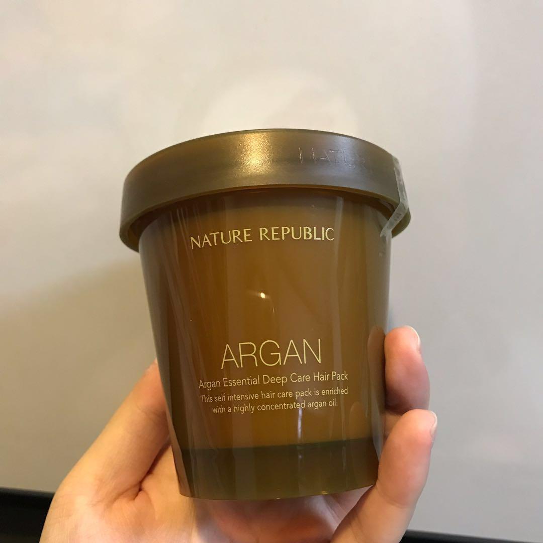 Nature Republic Argan Oil Hair Mask Health Beauty Hair Care On