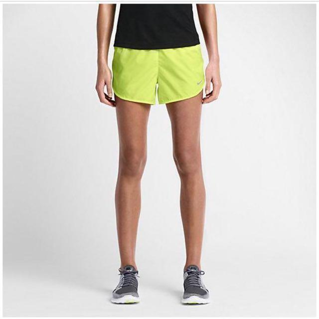 neon nike shorts womens