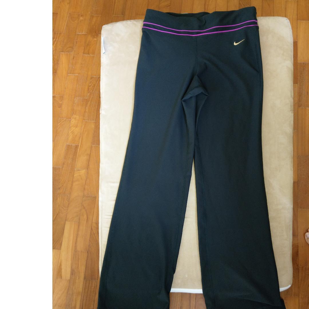 nike dri fit wide leg pants