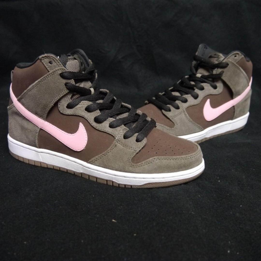 Nike dunk sb shop high chocolate pink
