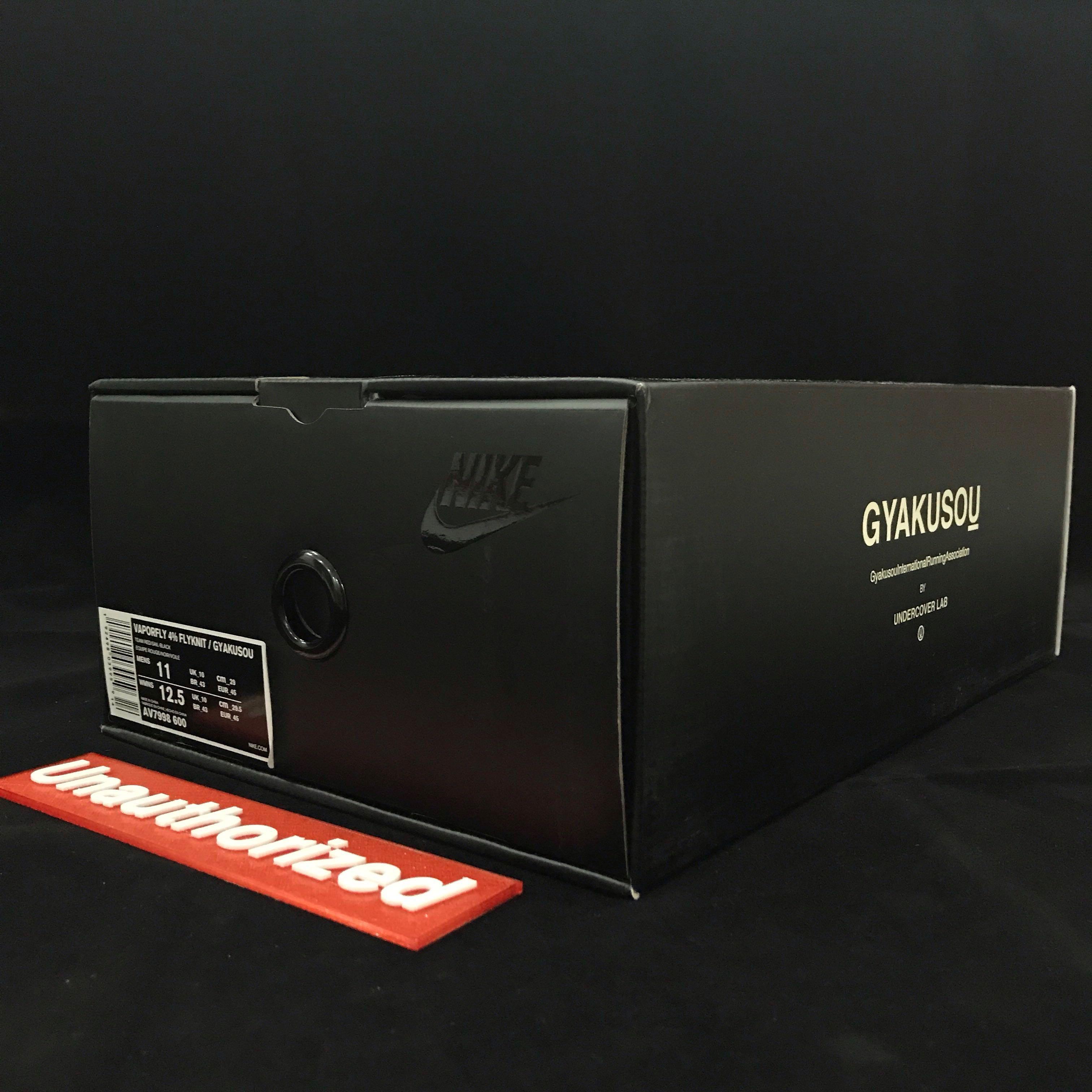 Nike vaporfly 4 flyknit clearance gyakusou running shoes - ss19