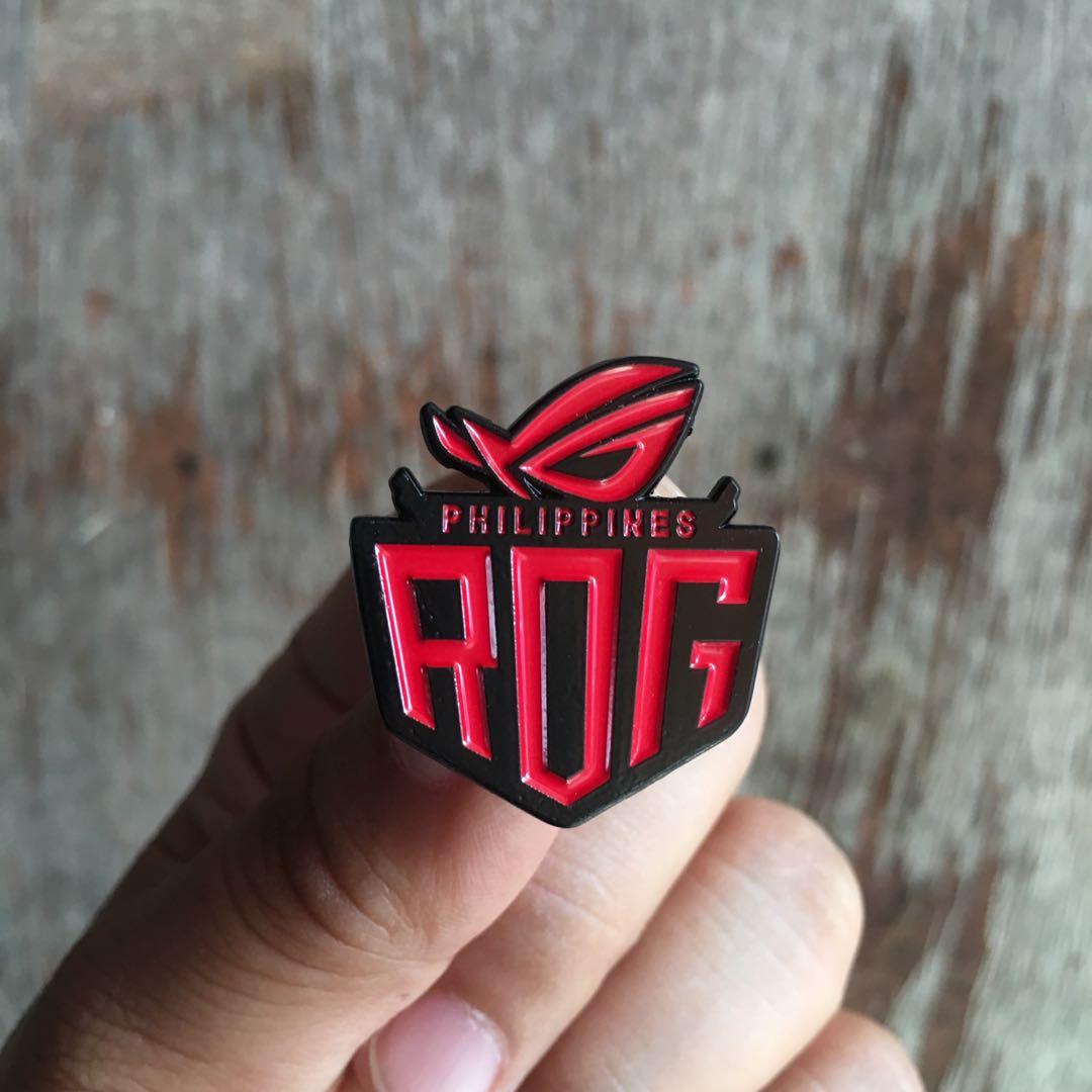 Original ASUS ROG Pin (Category: Computer Parts) located in Makati City. Submitted by littlelion2018 (Listing ID 228743620, Image 1). Description: In good condition..