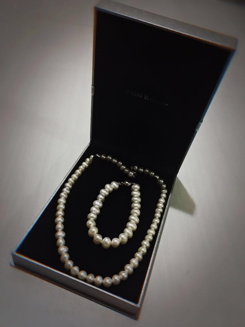 Poh kong pearl necklace sales