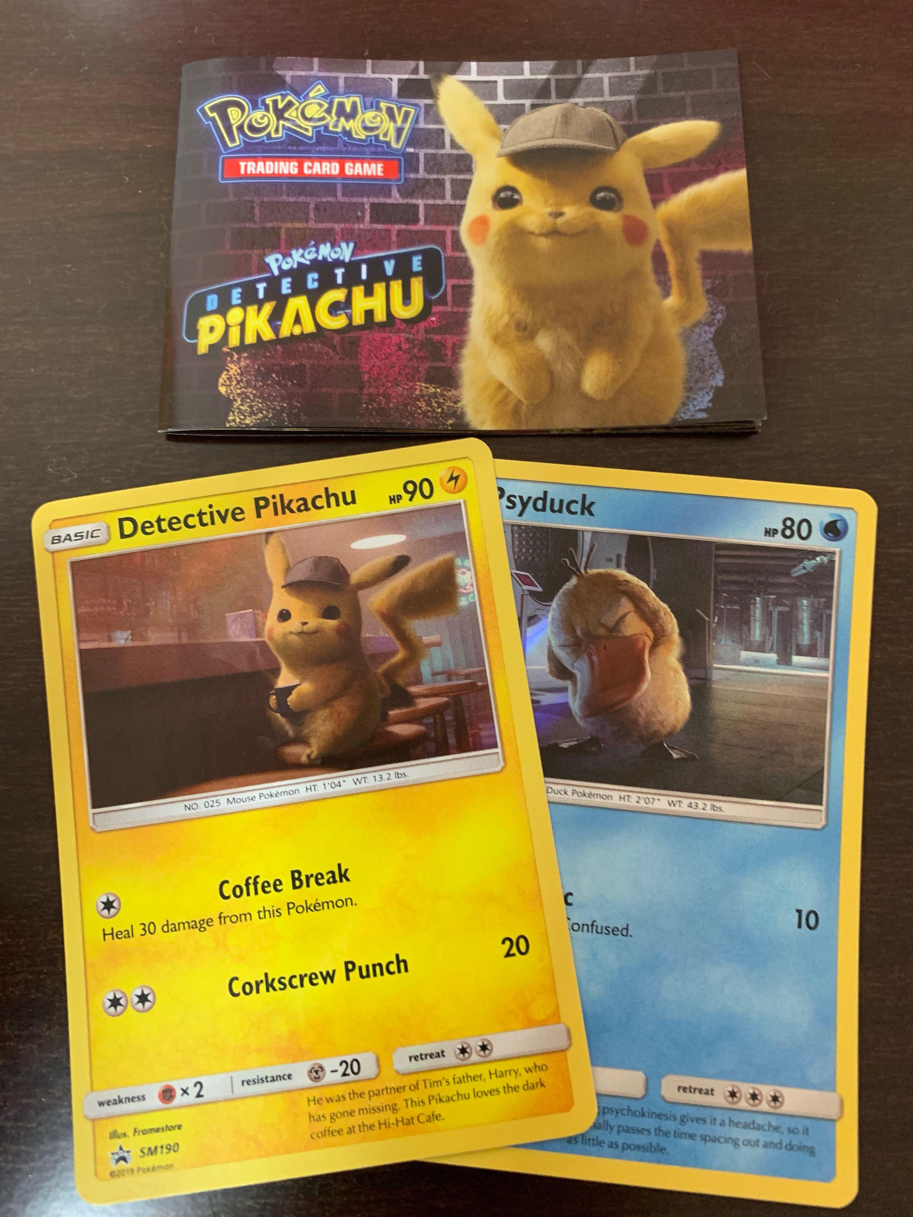 Pokemon Detective Pikachu Cards Hobbies Toys Toys Games On Carousell