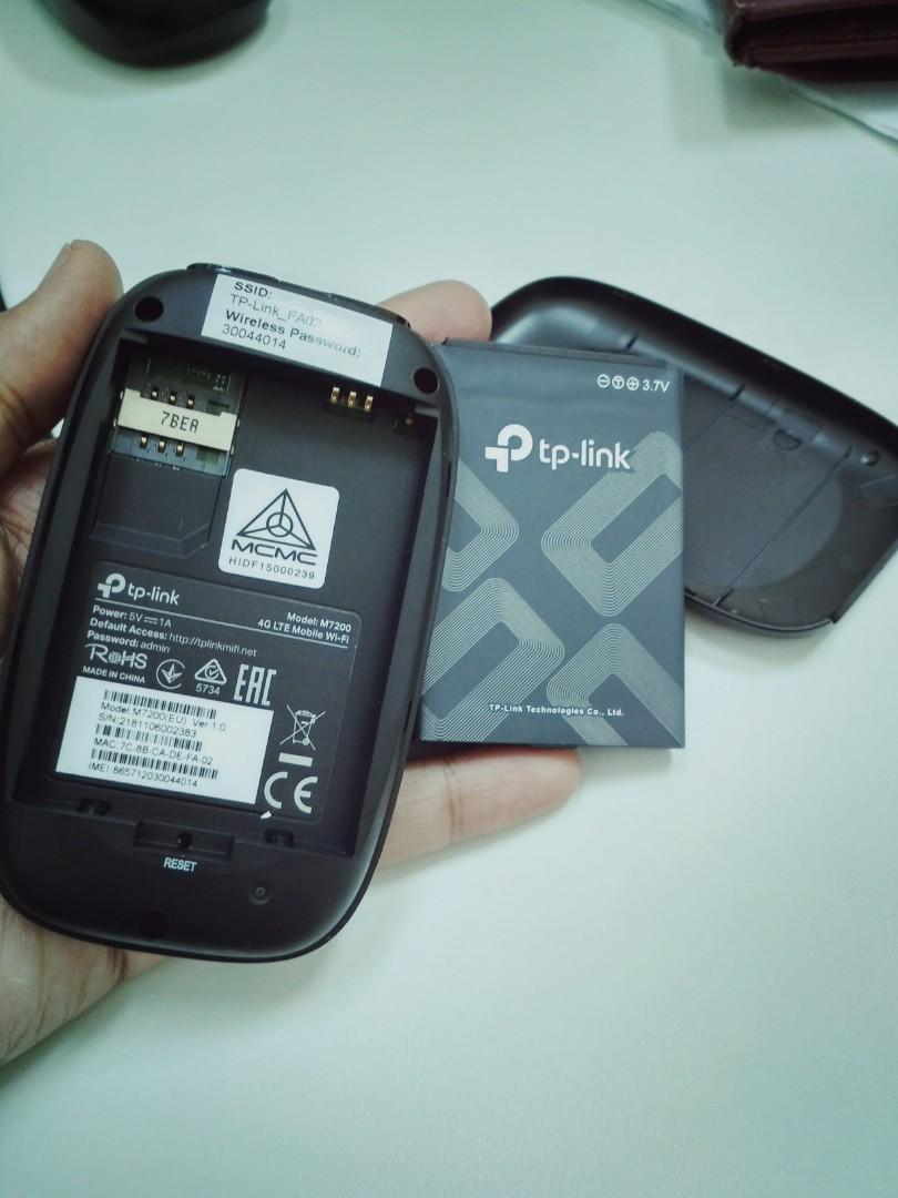 Portable MODem TPLINK 4g LTE Battery Original Set Under. Warranty