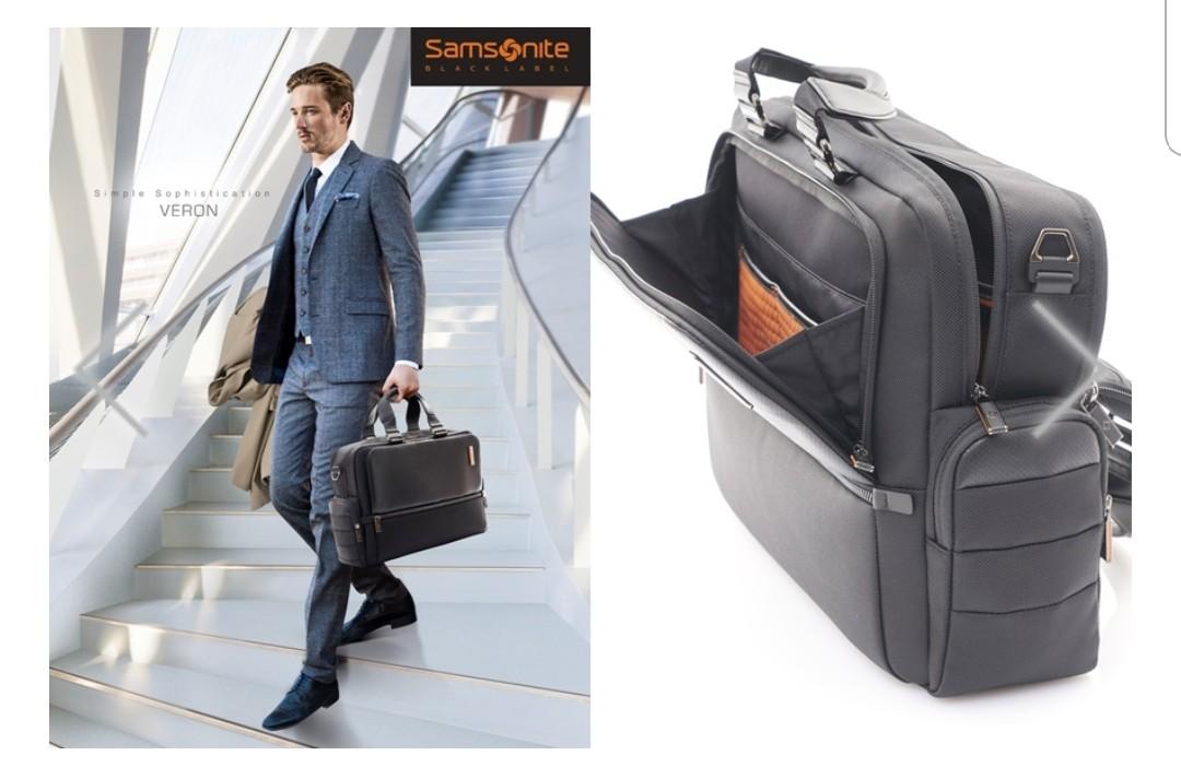 samsonite black label briefcase