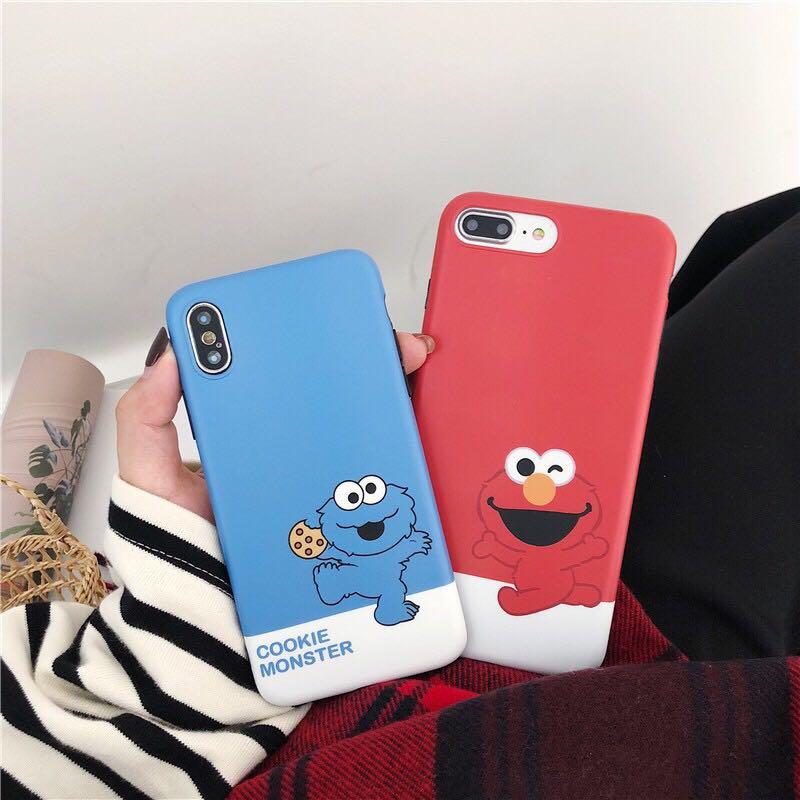 Preorder Baby Elmo And Cookie Monster Phone Case Mobile Phones Tablets Mobile Tablet Accessories Mobile Accessories On Carousell