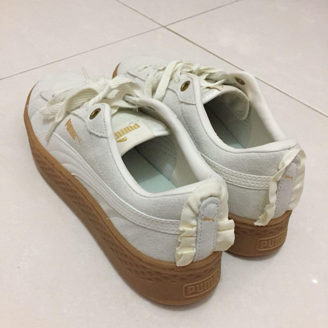 Puma Sportstyle Core Smash Platform Frill Shoes